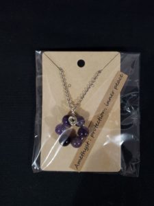 Handmade Necklace - Amethyst Protection and Inner Peace Necklace