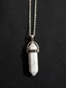 Howlite Pendant,